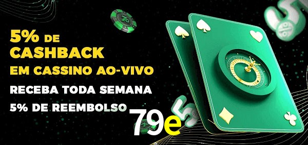 Promoções do cassino ao Vivo 79e